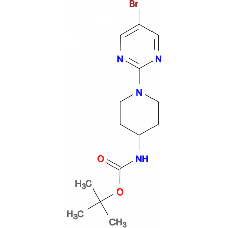 Tert Butyl Bromopyrimidin Yl Piperidin Yl Carbamate