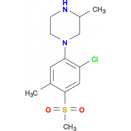 Chloro Methyl Methylsulfonyl Phenyl Methylpiperazine