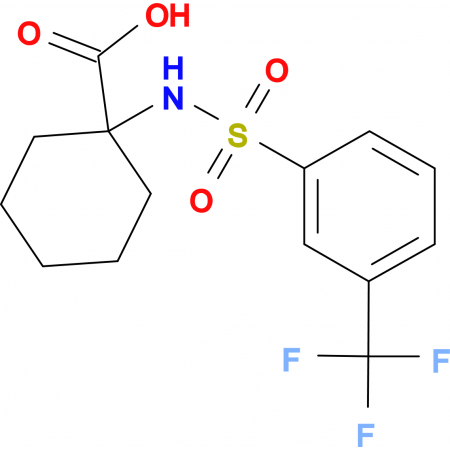 Trifluoromethyl Phenyl Sulfonamido Cyclohexane Carboxylic Acid