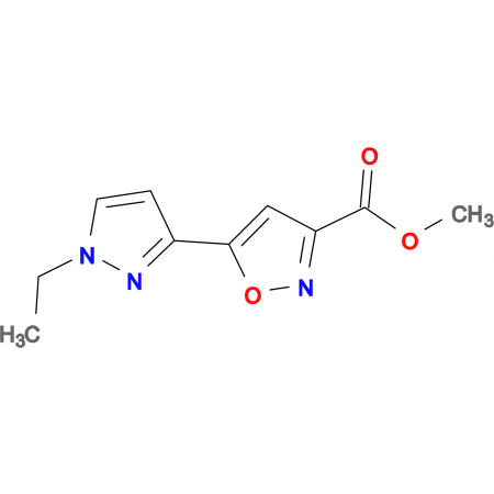 Methyl 5 1 Ethyl 1H Pyrazol 3 Yl Isoxazole 3 Carboxylate 10 508179