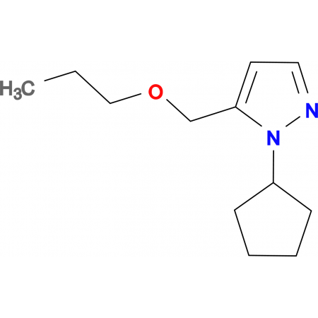 1 Cyclopentyl 5 Propoxymethyl 1H Pyrazole 10 508941