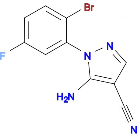 Amino Bromo Fluoro Phenyl H Pyrazole Carbonitrile