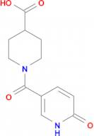 1 6 Oxo 1 6 Dihydropyridin 3 Yl Carbonyl Piperidine 4 Carboxylic Acid