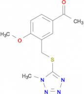 Methoxy Methyl H Tetrazol Yl Thio Methyl Phenyl Ethanone