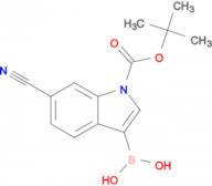 1 Tert Butoxy Carbonyl 6 Cyano 1H Indol 3 Yl Boronic Acid 10 516998