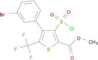 4 3 Bromo Phenyl 3 Chlorosulfonyl 5 Trifluoromethyl Thiophene 2