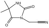4,4-Dimethyl-2,5-dioxo-1-imidazolidineacetonitrile