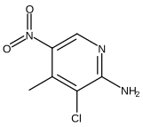 3-Chloro-4-methyl-5-nitro-2-pyridinamine