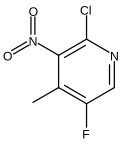 2-Chloro-5-fluoro-3-nitro-4-picoline