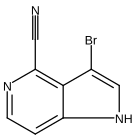 3-Bromo-1H-pyrrolo[3,2-c]pyridine-4-carbonitrile