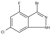 3-Bromo-6-chloro-4-fluoro-1H-indazole