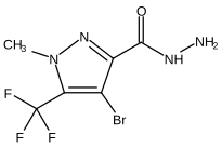 4-Bromo-1-methyl-5-(trifluoromethyl)-1H-pyrazole-3-carboxylic acid hydrazide
