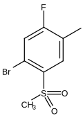 1-Bromo-5-fluoro-4-methyl-2-(methylsulfonyl)benzene