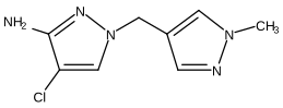 4-Chloro-1-[(1-methyl-1H-pyrazol-4-yl)methyl]-1H-pyrazol-3-amine