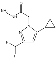 5-Cyclopropyl-3-(difluoromethyl)-1H-pyrazole-1-acetic acid hydrazide