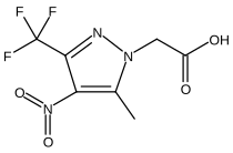 5-Methyl-4-nitro-3-(trifluoromethyl)-1H-pyrazole-1-acetic acid