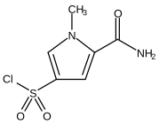 5-(Aminocarbonyl)-1-methyl-1H-pyrrole-3-sulfonyl chloride
