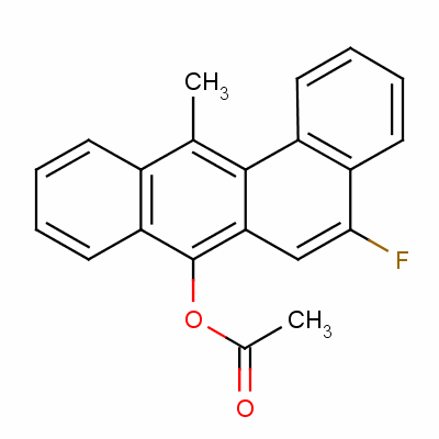 5-Fluoro-7-hydroxy-12-methylbenz(a)anthracene acetate ester