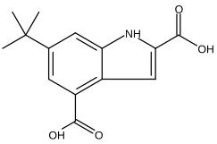 6-(1,1-Dimethylethyl)-1H-indole-2,4-dicarboxylic acid