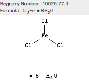 Iron chloride, (FeCl3), hexahydrate