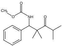 Methyl N-(2,2,4-trimethyl-3-oxo-1-phenylpentyl)carbamate