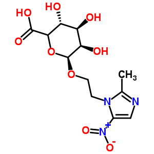 (3R,4R,5R,6S)-3,4,5-trihydroxy-6-[2-(2-methyl-5-nitro-imidazol-1-yl)ethoxy]tetrahydropyran-2-carboxylic acid