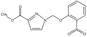 Methyl 1-[(2-nitrophenoxy)methyl]-1H-pyrazole-3-carboxylate