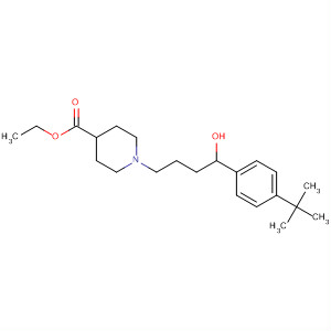4-Piperidinecarboxylic acid,1-[4-[4-(1,1-dimethylethyl)phenyl]-4-hydroxybutyl]-, ethyl ester