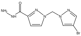 1-[(4-Bromo-1H-pyrazol-1-yl)methyl]-1H-pyrazole-3-carboxylic acid hydrazide
