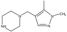 1-[(1,5-Dimethyl-1H-pyrazol-4-yl)methyl]piperazine