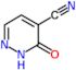 3-oxo-2,3-dihydropyridazine-4-carbonitrile
