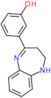 3-(2,3-dihydro-1H-1,5-benzodiazepin-4-yl)phenol