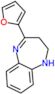 4-furan-2-yl-2,3-dihydro-1H-1,5-benzodiazepine