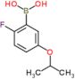 [2-fluoro-5-(1-methylethoxy)phenyl]boronic acid