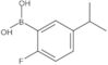 B-[2-Fluoro-5-(1-methylethyl)phenyl]boronic acid
