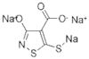 3-Hydroxy-5-mercapto-4-isothiazolecarboxylic acid trisodium salt