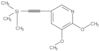 2,3-Dimethoxy-5-[2-(trimethylsilyl)ethynyl]pyridine