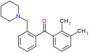 (2,3-dimethylphenyl)-[2-(1-piperidylmethyl)phenyl]methanone