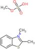 2,3-dimethyl-1,3-benzothiazol-3-ium; methyl hydrogen sulfate