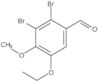 2,3-Dibromo-5-ethoxy-4-methoxybenzaldehyde