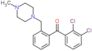 (2,3-dichlorophenyl)-[2-[(4-methylpiperazin-1-yl)methyl]phenyl]methanone