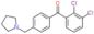 (2,3-dichlorophenyl)-[4-(pyrrolidin-1-ylmethyl)phenyl]methanone