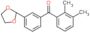 (2,3-dimethylphenyl)-[3-(1,3-dioxolan-2-yl)phenyl]methanone