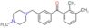 (2,3-dimethylphenyl)-[3-[(4-methylpiperazin-1-yl)methyl]phenyl]methanone