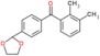 Methanone, (2,3-dimethylphenyl)[4-(1,3-dioxolan-2-yl)phenyl]-