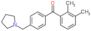 (2,3-dimethylphenyl)-[4-(pyrrolidin-1-ylmethyl)phenyl]methanone