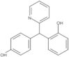 2-[(4-Hydroxyphenyl)-2-pyridinylmethyl]phenol
