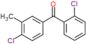 (4-chloro-3-methyl-phenyl)-(2-chlorophenyl)methanone