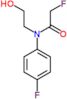 2-fluoro-N-(4-fluorophenyl)-N-(2-hydroxyethyl)acetamide