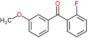 (2-fluorophenyl)-(3-methoxyphenyl)methanone